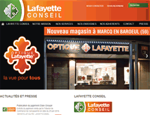 Tablet Screenshot of lafayetteconseil.com